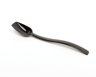 Black Solid Salad Spoon