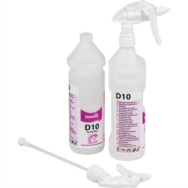 Largest Supplier of Hygiene & Catering, Donegal, UK, Ireland, Kellyshc.ie Suma Bac D10 Refillable Spray Bottles