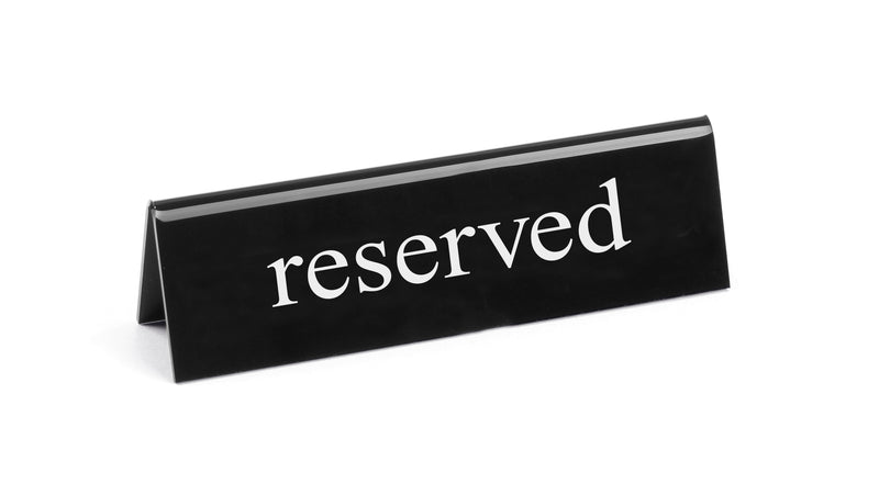 Hendi Reserved Table Sign