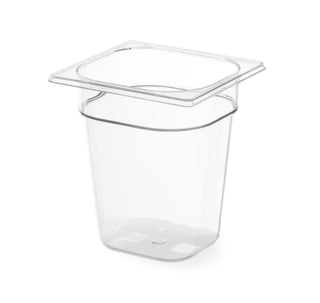Gastronorm Clear Polycarbonate 1/6