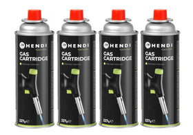 Hendi LPG Gas Cartridge 227g - 4 Pack