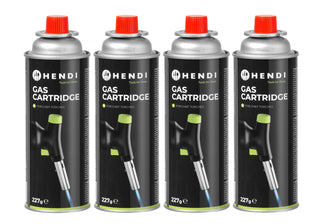 Hendi LPG Gas Cartridge 227g - 4 Pack
