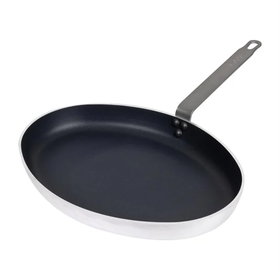 Vogue Platinum Plus Teflon Non-Stick Oval Frying Pan (36cm - 40cm)