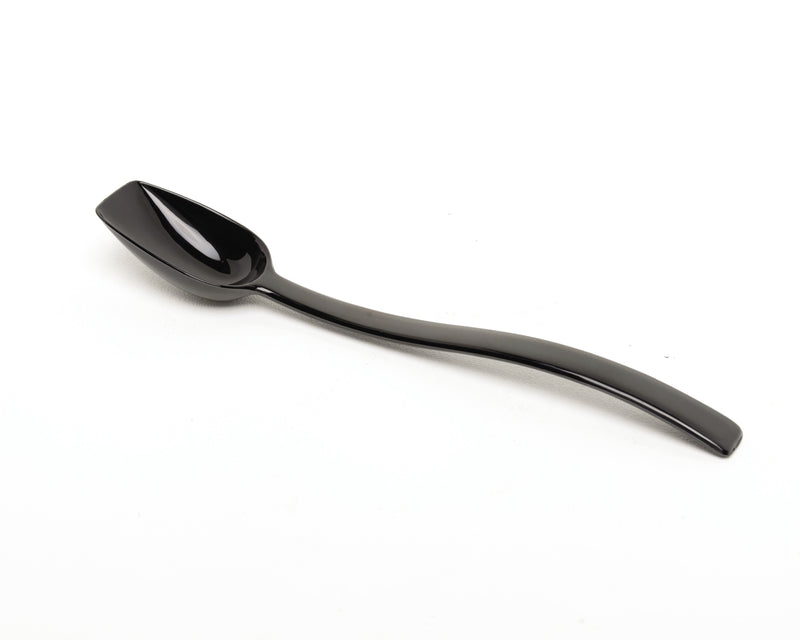 Black Solid Salad Spoon