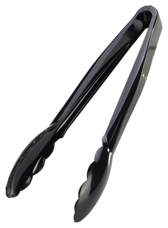 Black Utility Tongs 12"