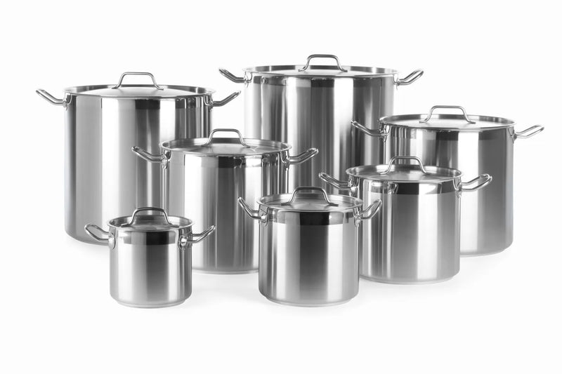 Hendi Stew Pot & Lid (High) - Multiple Sizes
