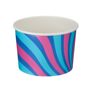 Patterned Ice Cream Tub (PE Lined) 500's