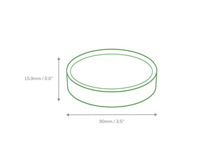 8/12oz Kraft Premium Soup Pot Lid 500's