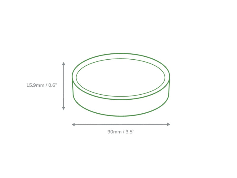 8/12oz Kraft Premium Soup Pot Lid 500's