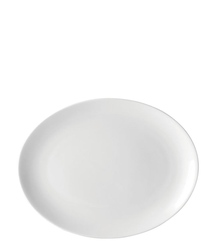 Utopia Pure White Oval Plate 6's - Multiple Sizes