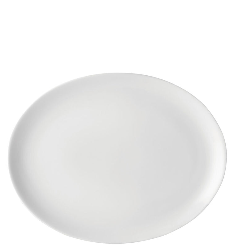 Utopia Pure White Oval Plate 6's - Multiple Sizes