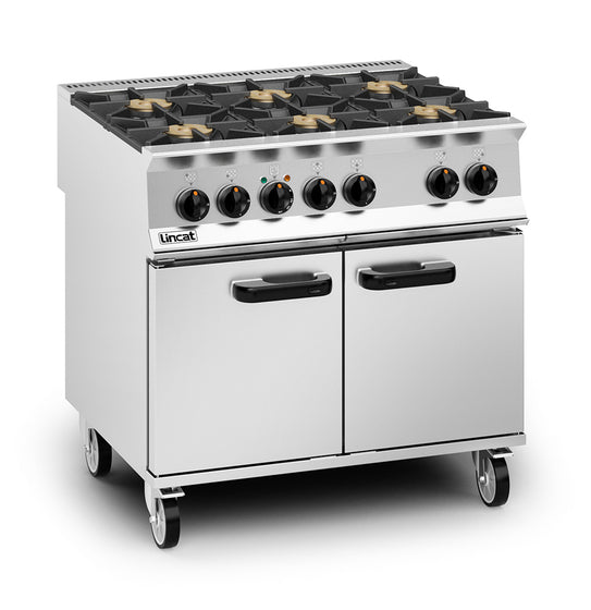 Lincat OD8007/P Opus 800 6 Burner Dual Fuel Range