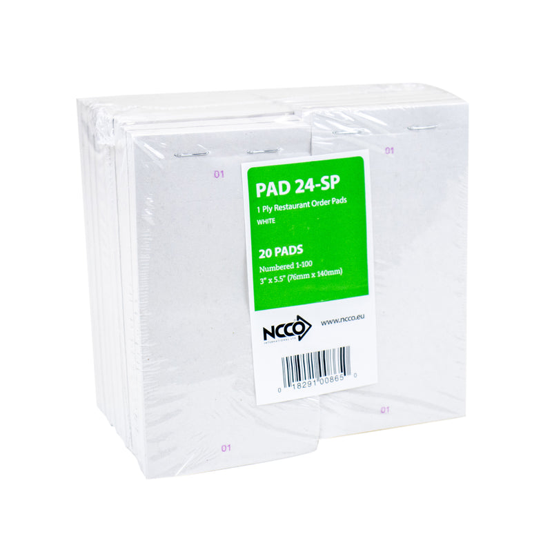 One Ply Order Pads (100 Pack)