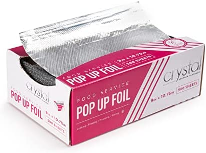 Foil Pop Up Sheets 200's per box 12"x10.75"