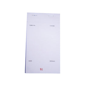 Triplicate Carbonless White Order Pad