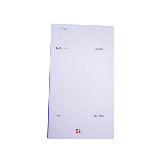 Triplicate Carbonless White Order Pad