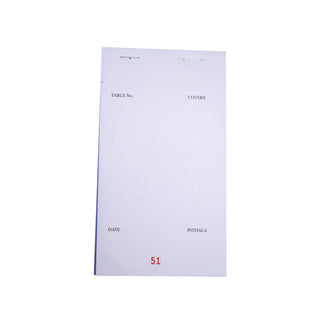 Triplicate Carbonless White Order Pad