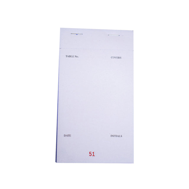Triplicate Carbonless White Order Pad