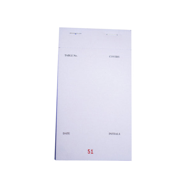 Triplicate Carbonless White Order Pad