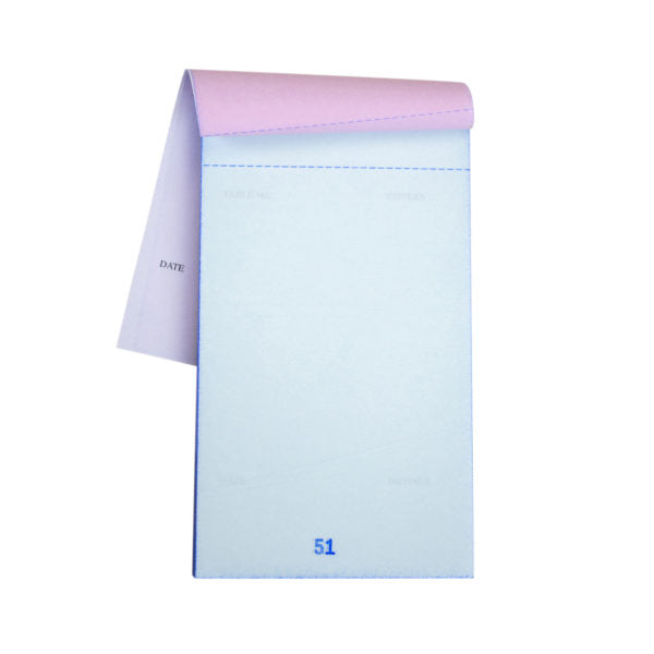 Triplicate Carbonless White Order Pad