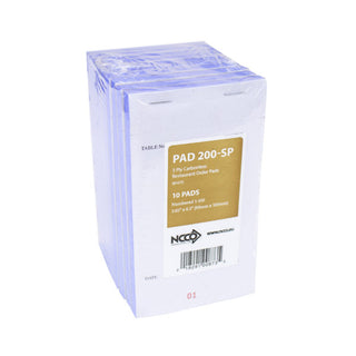 Triplicate Carbonless White Order Pad