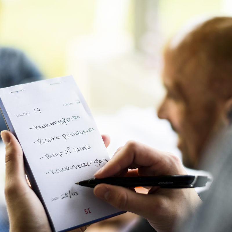 Triplicate Carbonless White Order Pad