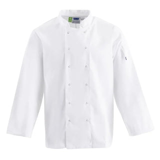 White Long Sleeve Chef Jacket
