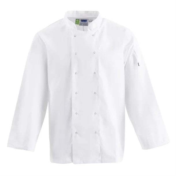 White Long Sleeve Chef Jacket
