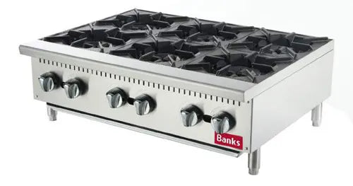 Banks B60H 6 Burner Gas Boiling Hob