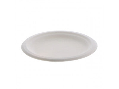 Bagasse Round Plate 7'' 4x125's