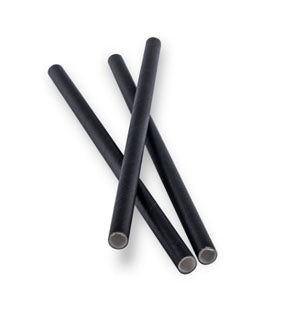 Paper Cocktail Straw Black 145mm 250's D22050