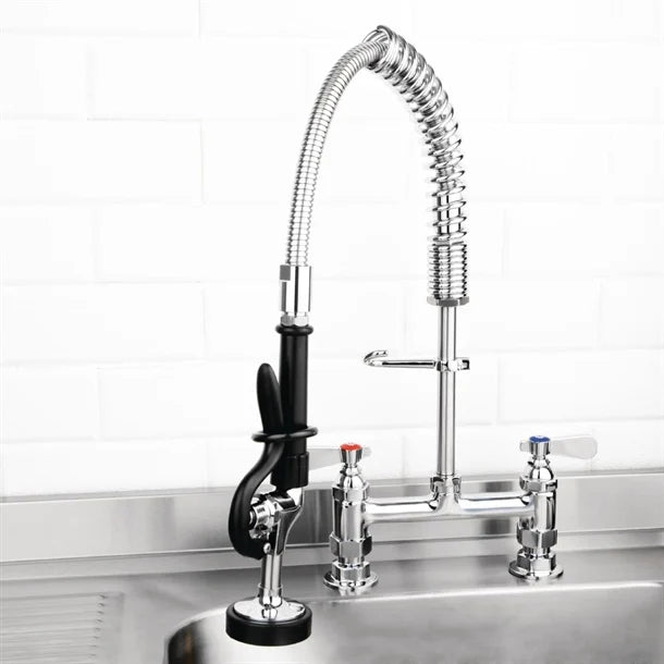 Vogue Twin Pedestal Mini Pre-Rinsers