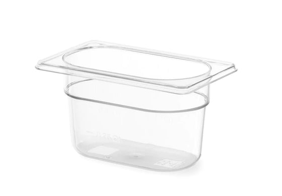 Gastronorm Clear Polycarbonate 1/9