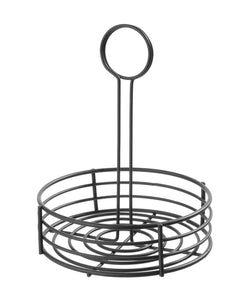 Round Black Conidement Rack