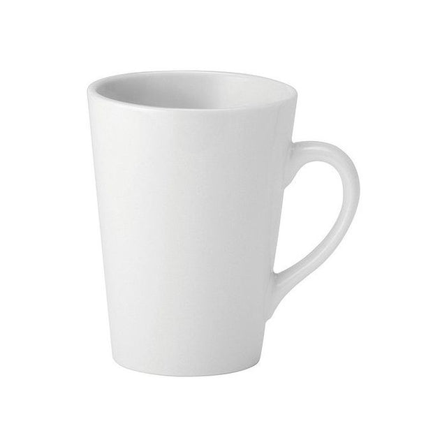 Pure White Latte Mug 12oz