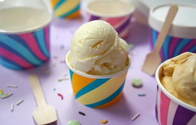 Patterned Ice Cream Tub (PE Lined) 500's