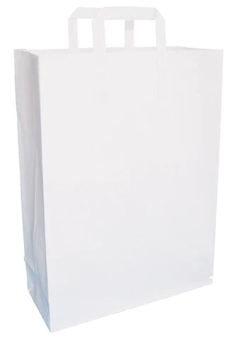 White Kraft Carrier Bag Large  250's