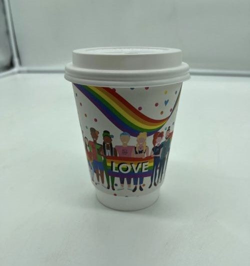 Compostable 12oz Double Wall Love Cup