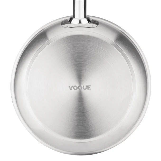 Vogue Stainless Steel Frying Pan (24cm - 28cm)