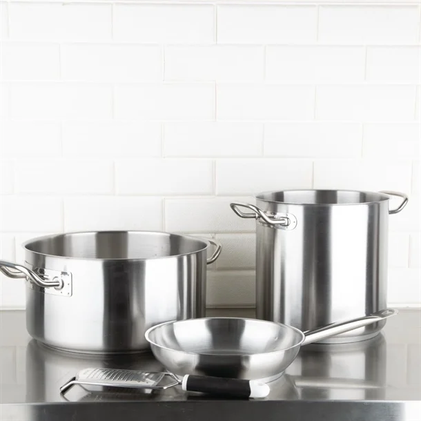 Vogue Stainless Steel Frying Pan (24cm - 28cm)