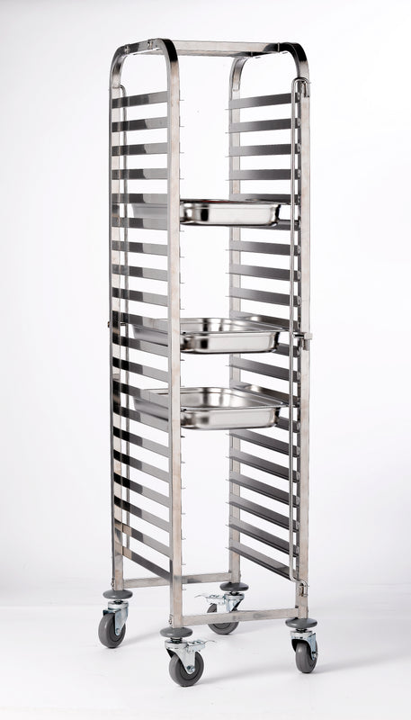 Stainless Steel Gastronorm Racking Trolley 20 Level