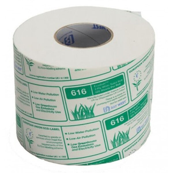 Largest Supplier of Hygiene & Catering, Donegal, UK, Ireland, Kellyshc.ie Bay West EcoSoft 616 Toilet Roll 