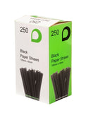 Largest Supplier of Hygiene & Catering, Donegal, UK, Ireland, Kellyshc.ie  Black Paper Straws 