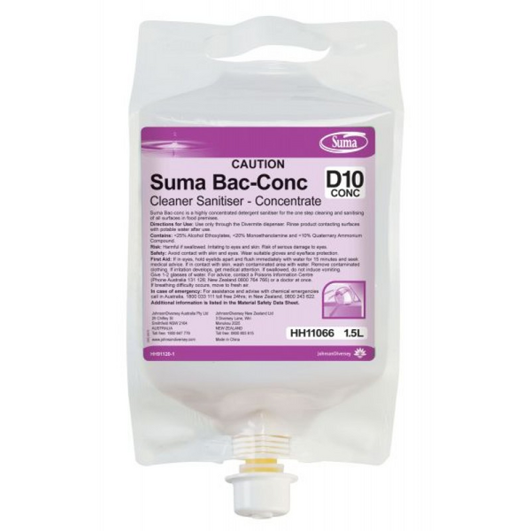 Largest Supplier of Hygiene & Catering, Donegal, UK, Ireland, Kellyshc.ie Suma Bac D10 1.5 Litre