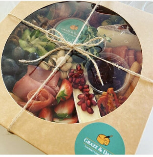 Kraft Hinged Tart Box with Window