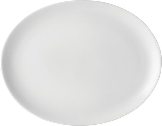 Pure White Oval Plate