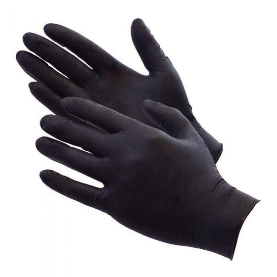 X-Tra Thick Black Nitrile Powder Free Gloves