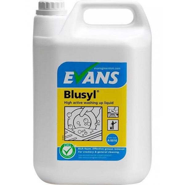 Largest Supplier of Hygiene & Catering, Donegal, UK, Ireland, Kellyshc.ie Evans Blusyl Washing Up Liquid 